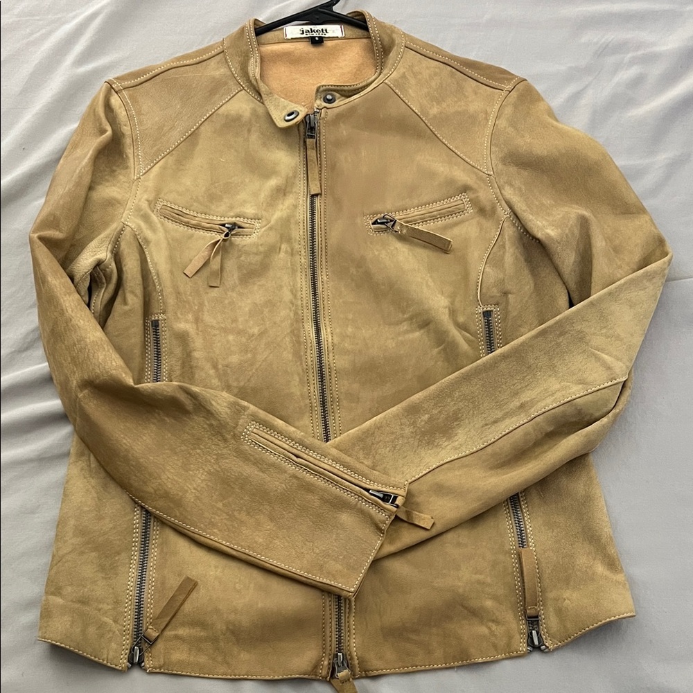 Camel Suede Jacket